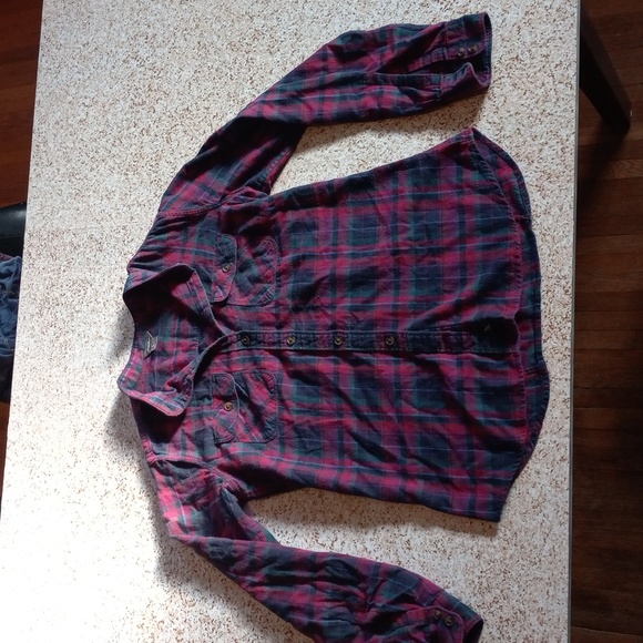 Tops - 2 flannel shirts size S & XS